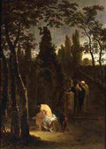 both Susanna and the Elders Art A4 Photo Print