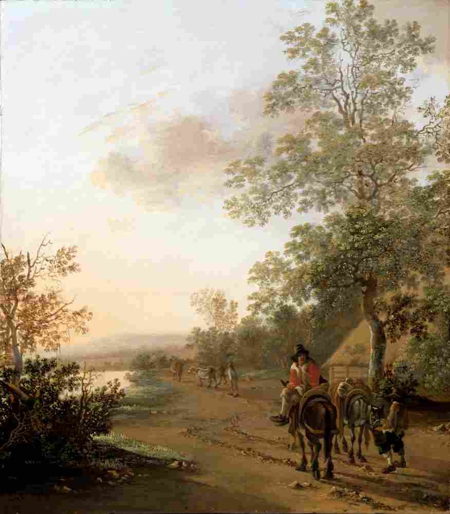 both jan road by the edge of a lake Art A4 Photo Print