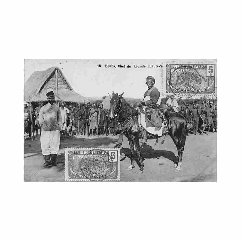 bouba chief of kounde upper sangha river 18 centrafrique bouba chef de koun Vintage A4 Photo Print