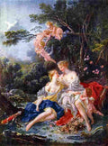 bouc Jupiter und Kallisto Art A4 Photo Print