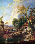 bouc Landscape with the Brother of Lucas Art A4 Photo Print