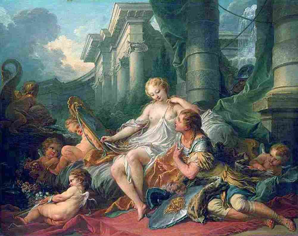 bouc Rinaldo and Armida Art A4 Photo Print