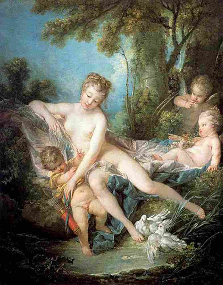 bouc Venus Comforts Amor Art A4 Photo Print