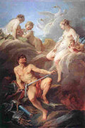 bouc Venus Demanding Arms from Vulcan for Aeneas Art A4 Photo Print