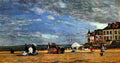 boud Der Strand von Trouville Art A4 Photo Print