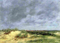 boud Dunes at Berck under Heavy Weather Art A4 Photo Print