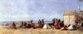 boud Strand in Trouville Art A4 Photo Print