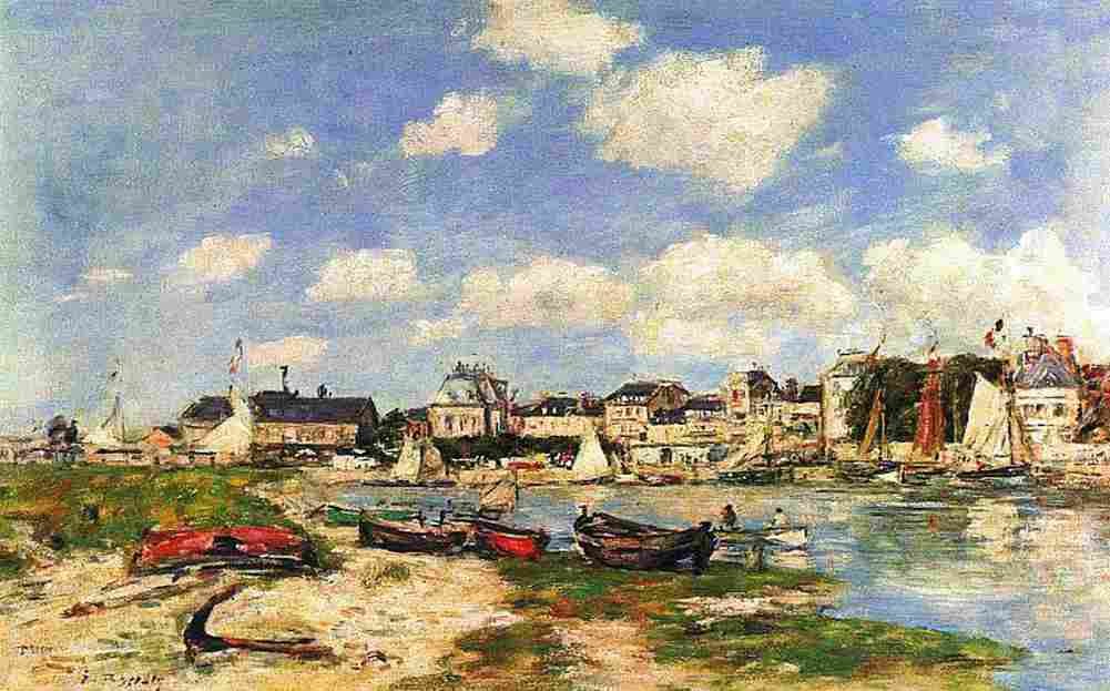 boud Trouville 1864 Art A4 Photo Print