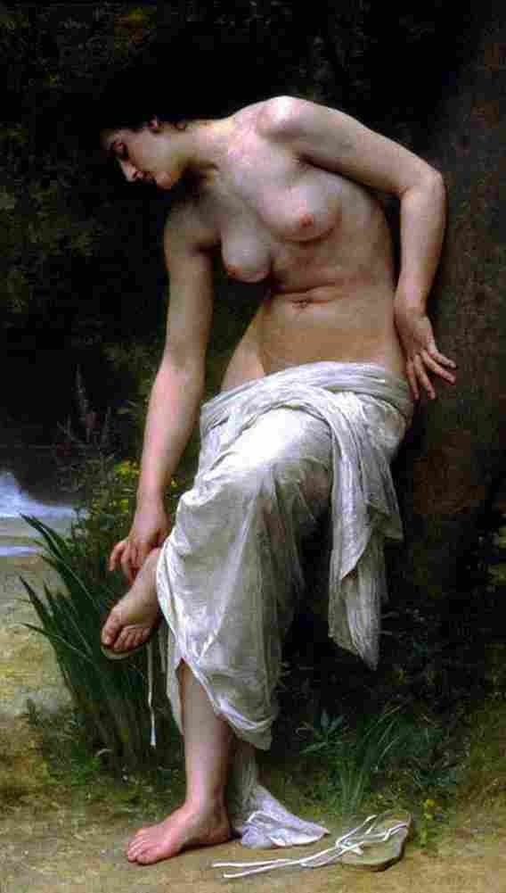 boug After the Bath Art A4 Photo Print