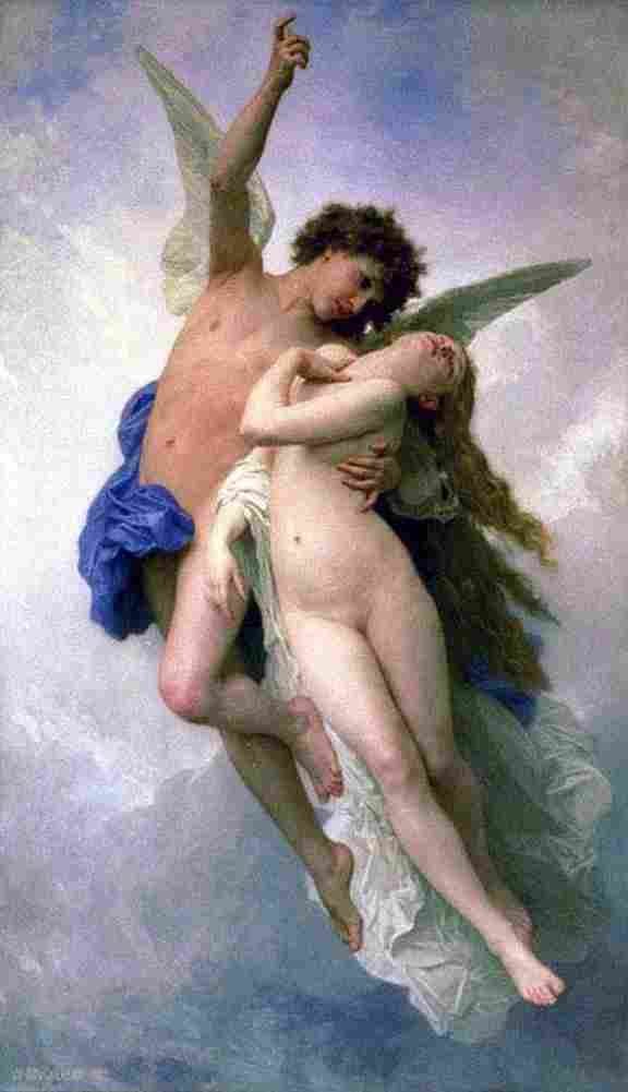boug Cupid and Psyche Art A4 Photo Print