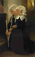 boug Prayer at Sainte Anne dAuray Art A4 Photo Print