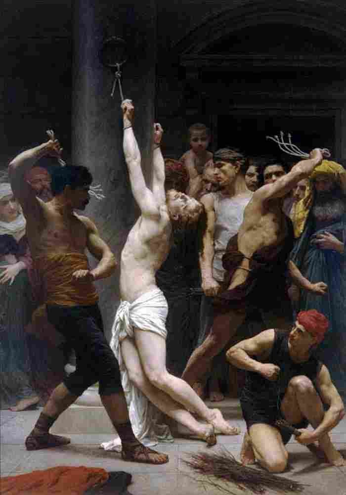 boug The Flagellation of Jesus Christ Art A4 Photo Print