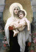 boug The Madonna of the Roses Art A4 Photo Print