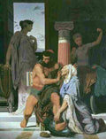 boul Odysseus Recognized by Euryclea Art A4 Photo Print