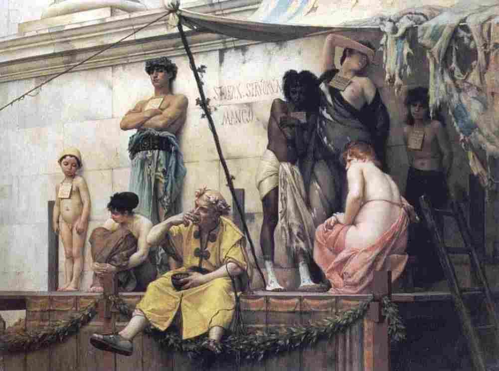 boul The Slave Market Art A4 Photo Print