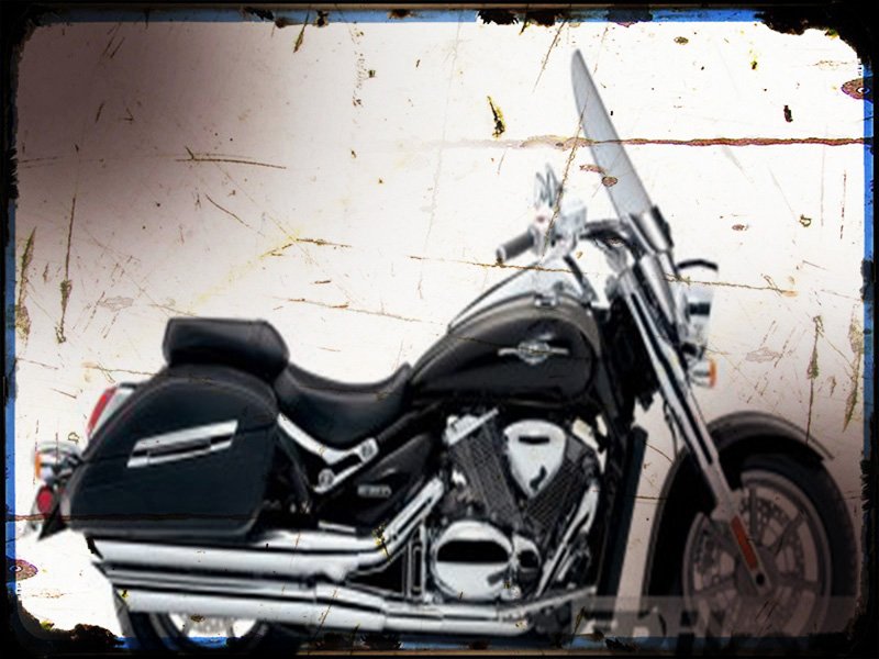 boulevard c90t A4 Photo Print Motorbike Vintage Aged