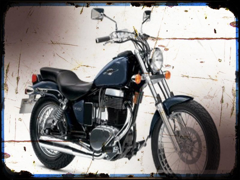 boulevard s40 A4 Photo Print Motorbike Vintage Aged