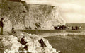 boulogne cliffs scaffoldsVintage 1880s 1900s A4 Photo Print