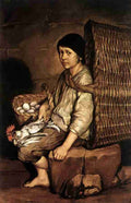 boy bask Art A4 Photo Print