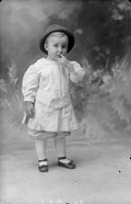 boy book portrait Vintage world war A4 Photo Print