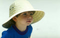 boy hat blue Vintage A4 Photo Print