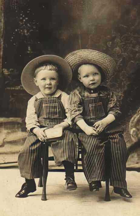 boys chairs hats Vintage world war A4 Photo Print