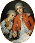 boze joseph portrait of two boys Art A4 Photo Print