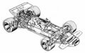 brabham bt33 cutaway A4 Photo Print