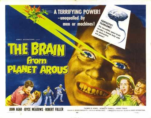 brain from planet arous  02 film star poster A4 Photo Print