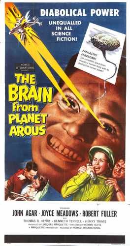 brain from planet arous  03 film star poster A4 Photo Print