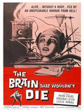 brain that wouldnt die  01 film star poster A4 Photo Print