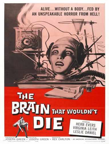 brain that wouldnt die  01 film star poster A4 Photo Print