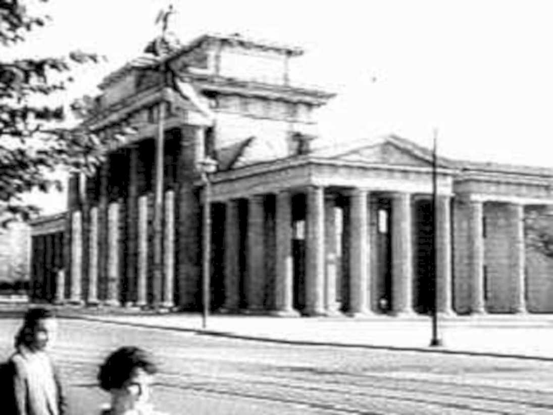 brandenburg gate berlin1980s 1990s A4 Photo Print