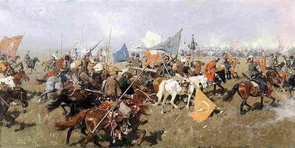 brandt Back Cossacks Art A4 Photo Print