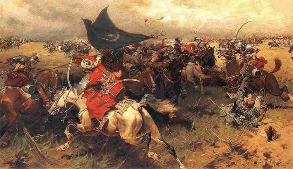 brandt Battle Over the Turkish Banner Art A4 Photo Print