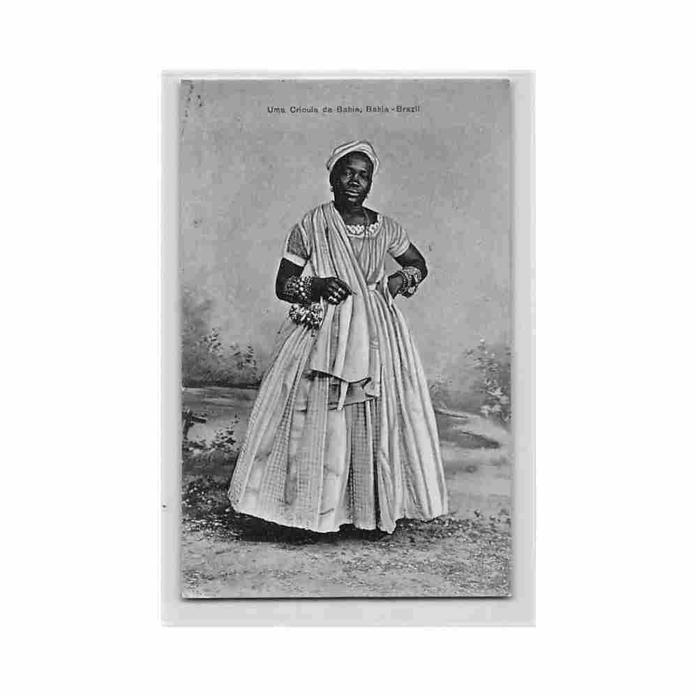 brasil brazil bahia uma crioula ed j melho 246765 Vintage A4 Photo Print