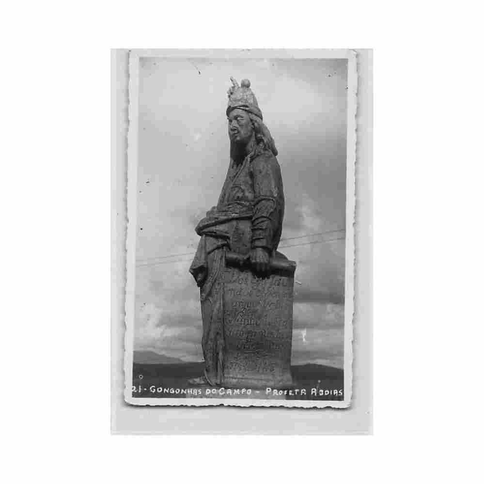 brasil brazil congonhas do campo profeta obadias ed desconhecido Vintage A4 Photo Print