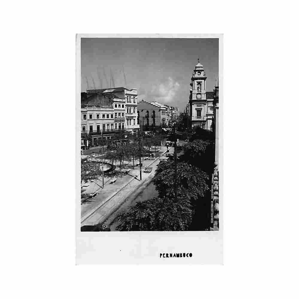 brasil brazil recife pernambuco ed desconhecido Vintage A4 Photo Print