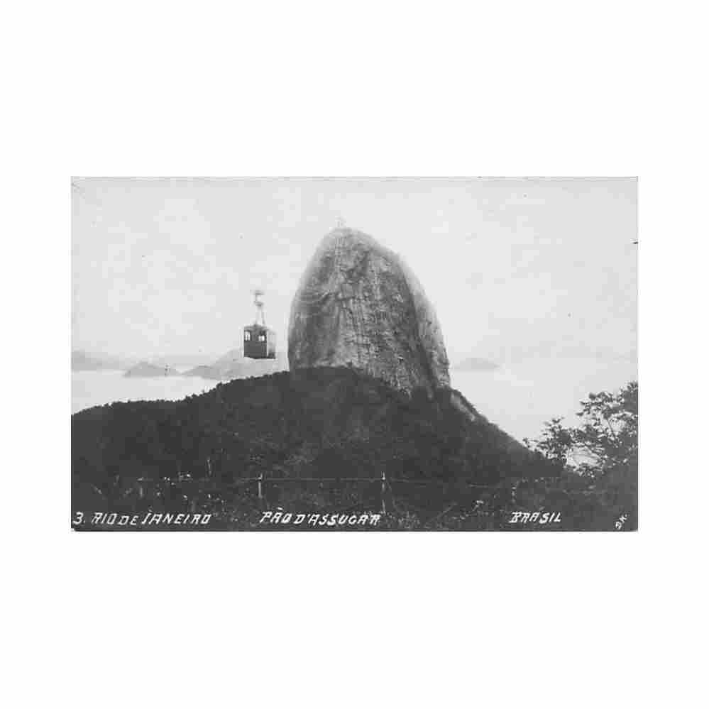 brasil brazil rio de janeiro pao de acucar ed d k 3 Vintage A4 Photo Print