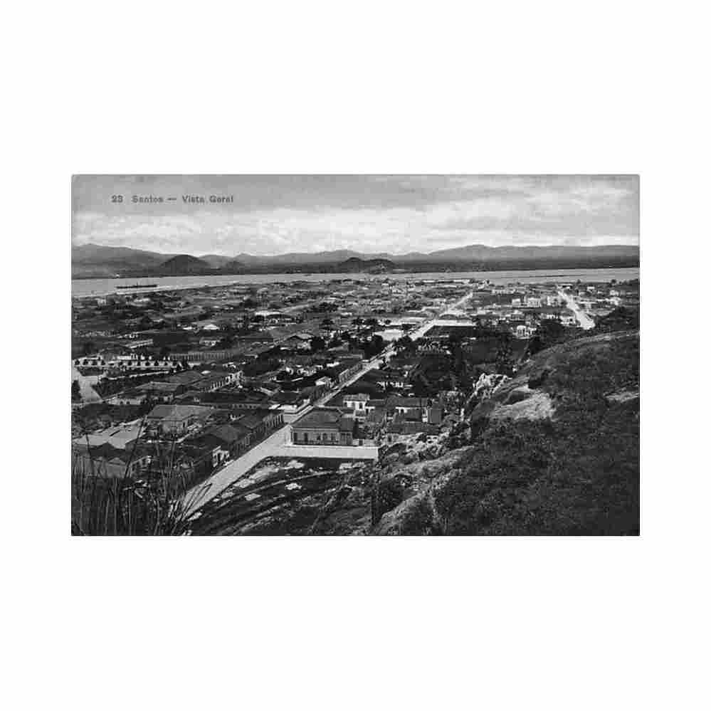 brasil brazil santos vista geral ed rotschild co 23 Vintage A4 Photo Print