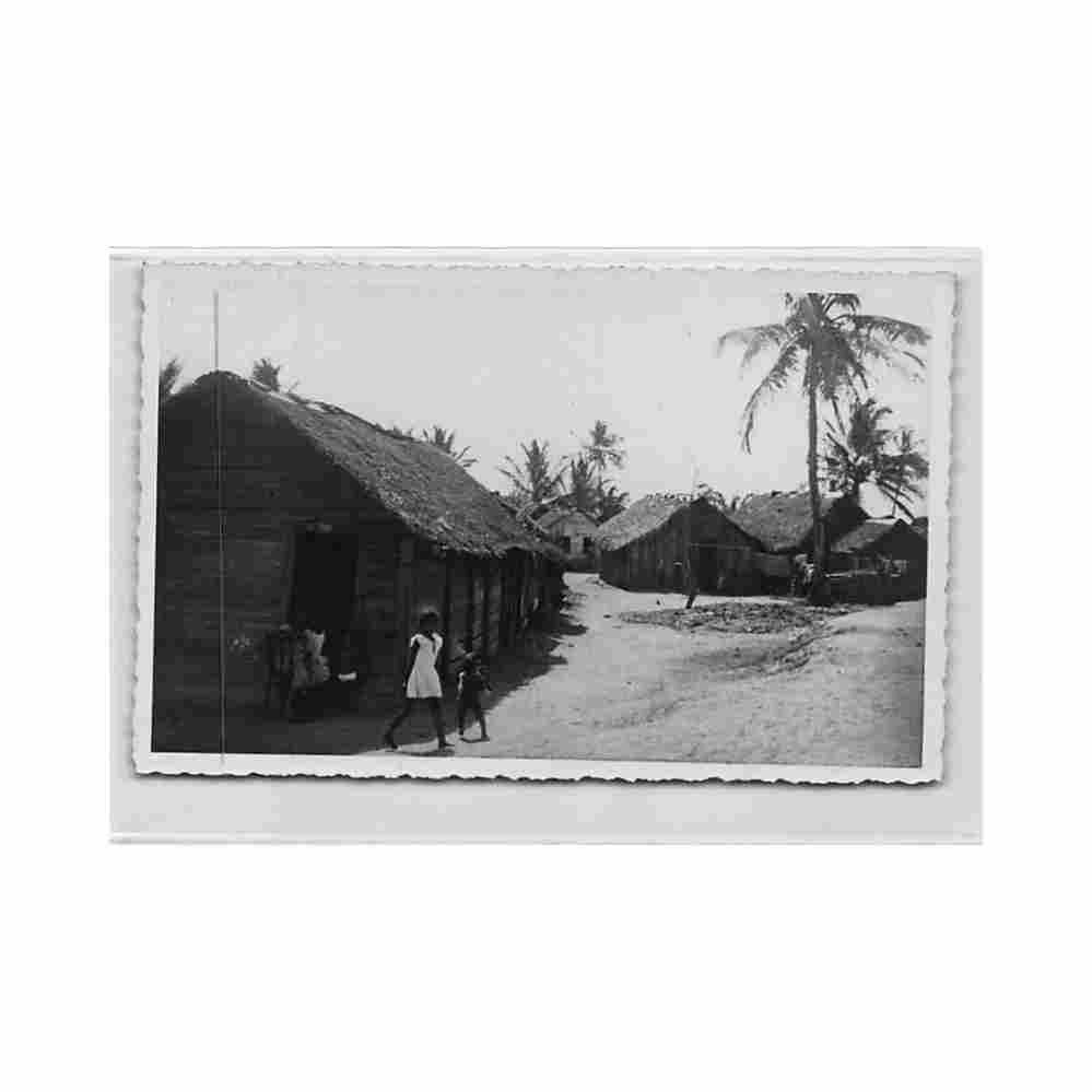 brasil brazil vila perto de pernambuco criancas ed desconhecido Vintage A4 Photo Print
