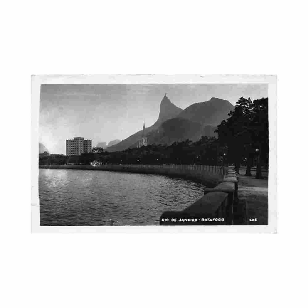 brasil rio de janeiro botafogo ed desconhecido 206 Vintage A4 Photo Print