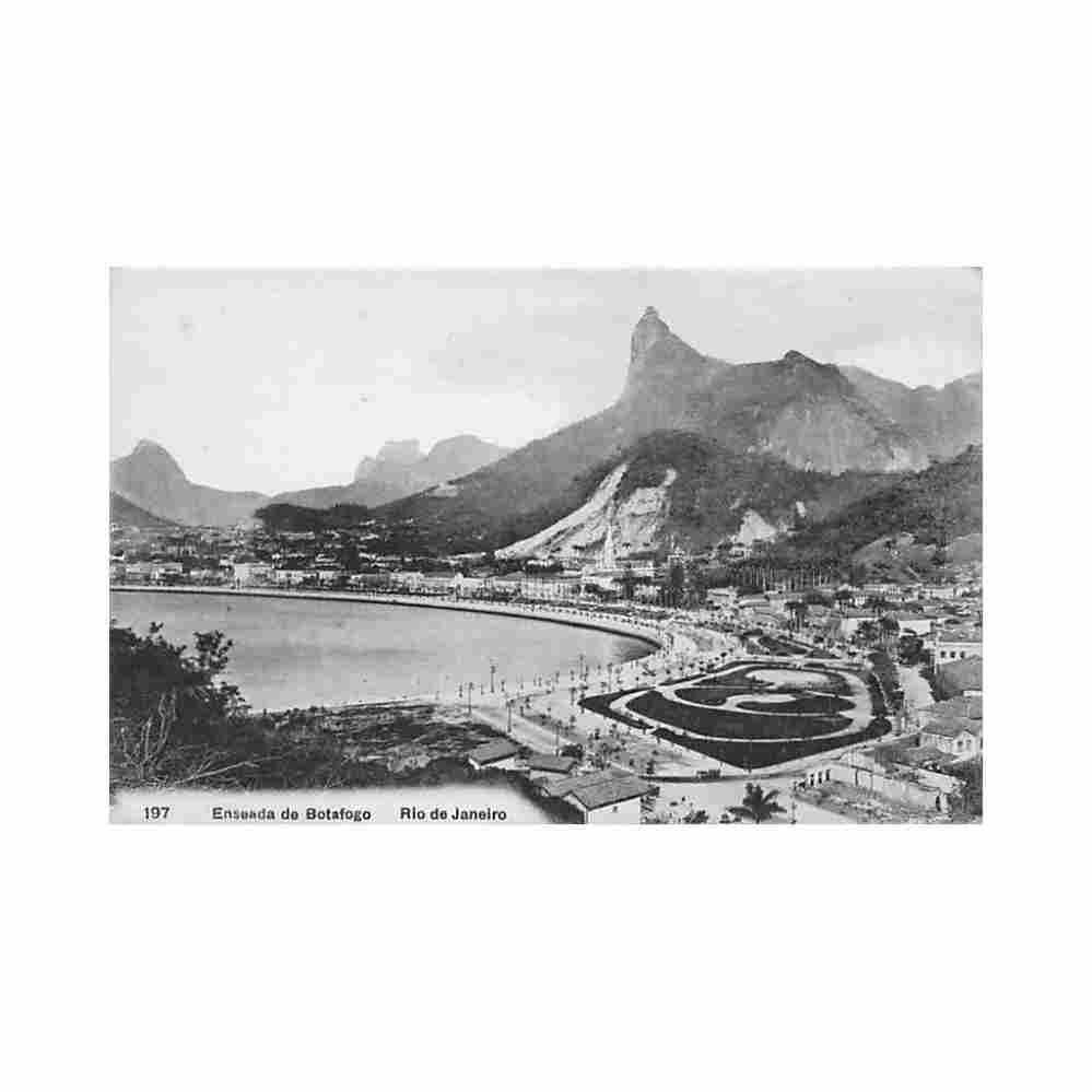 brasil rio de janeiro enseada de botafogo ed a ribeiro 197 Vintage A4 Photo Print