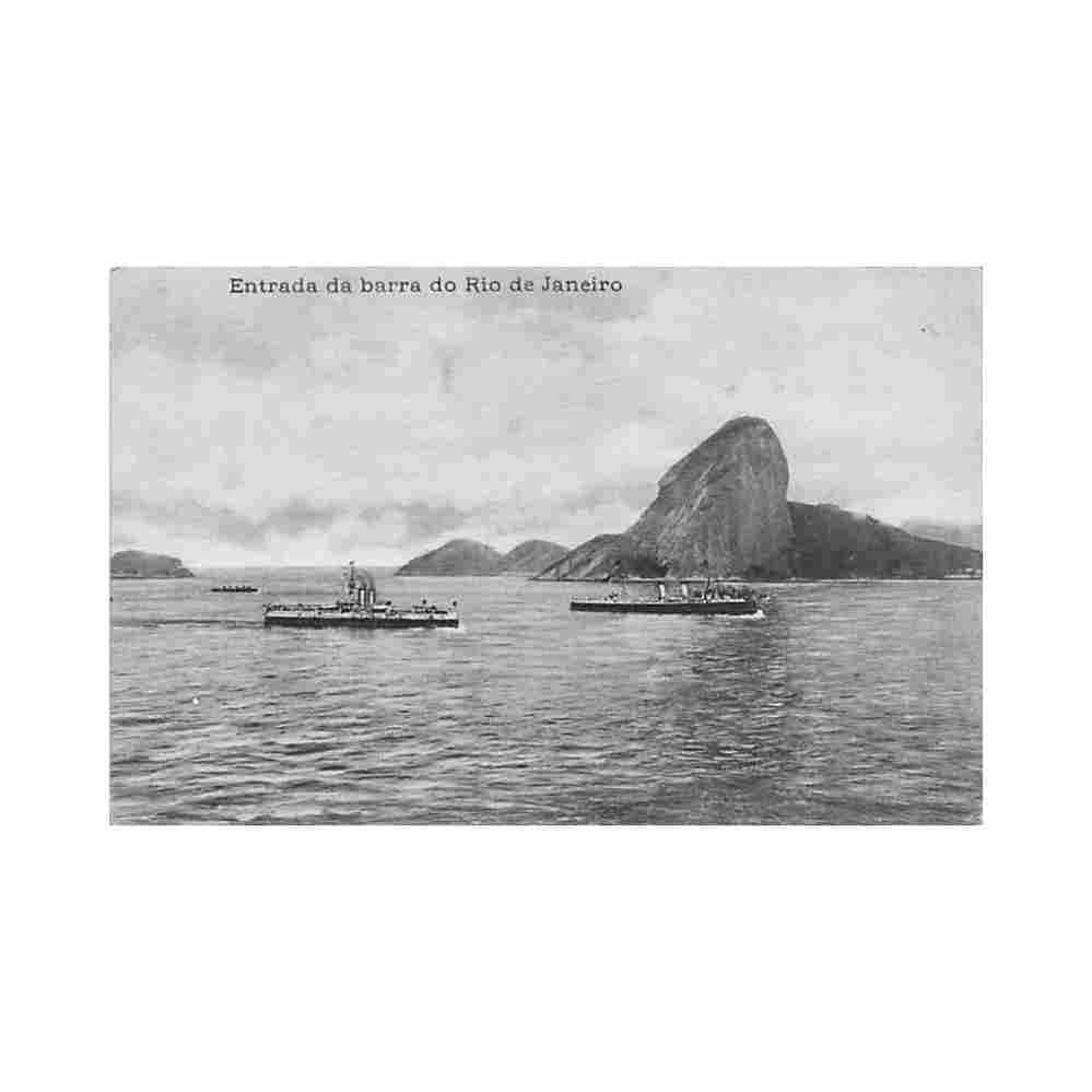 brasil rio de janeiro entrada da barra ed desconhecido Vintage A4 Photo Print
