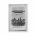 brasil santos dumont departing from the coteaux de longchamps near paris france prix henry deutsch ed neurdein Vintage A4 Photo Print