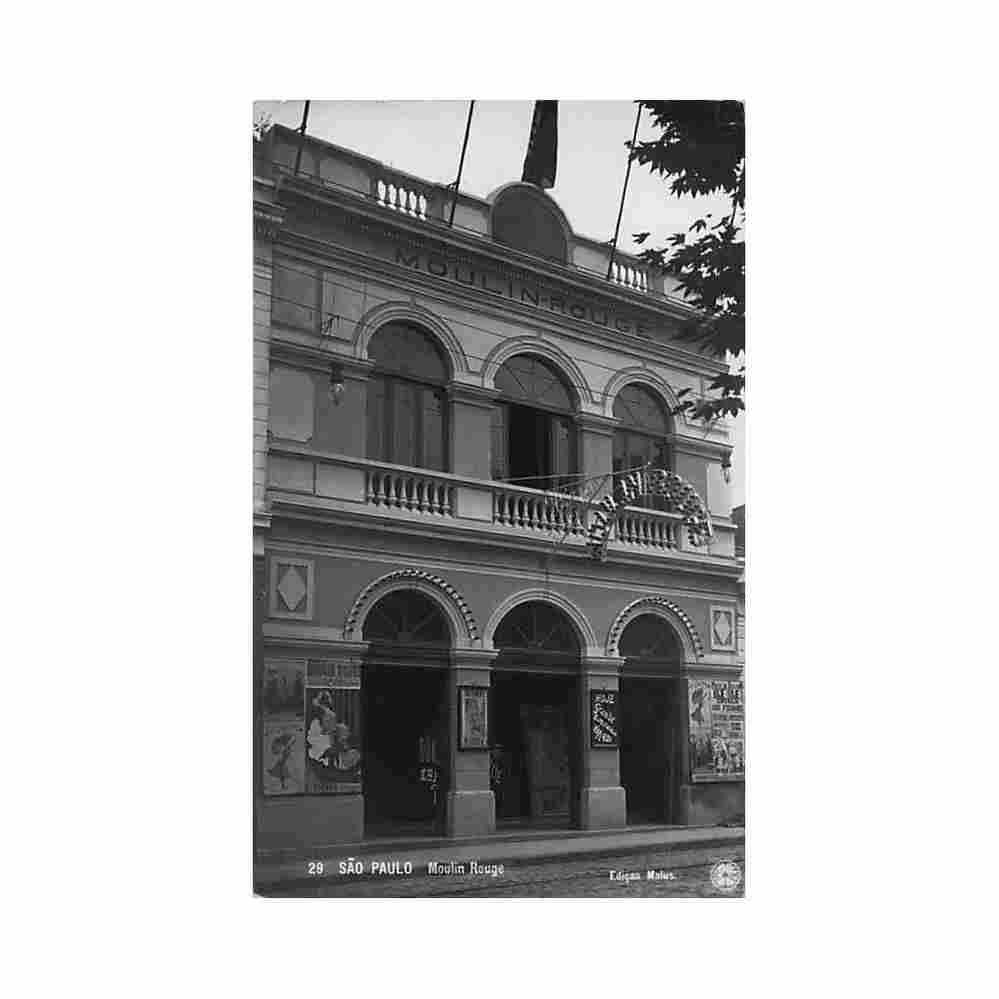 brasil sao paulo moulin rouge ed malus 29 Vintage A4 Photo Print