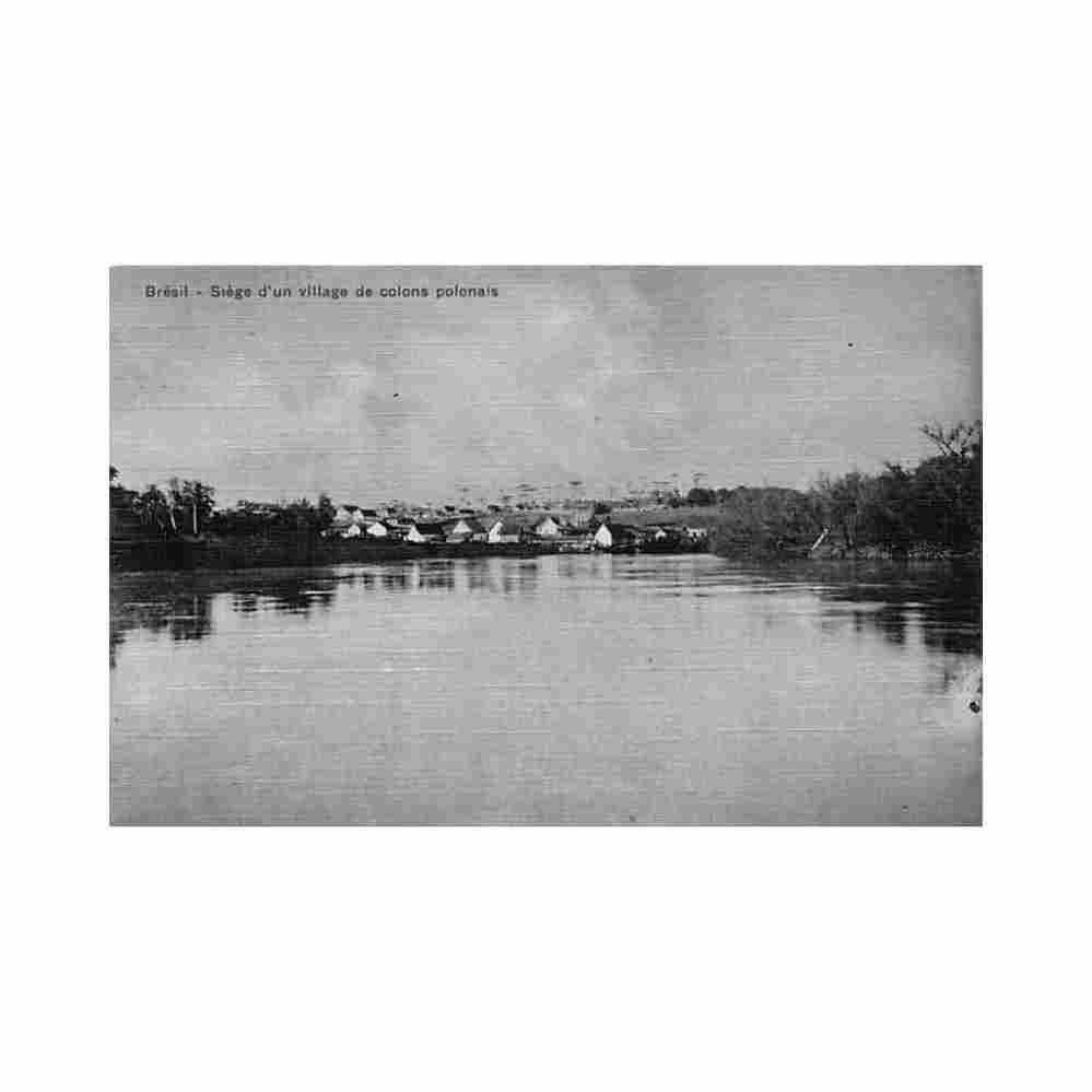 brasil vila de colonos poloneses ed a breger Vintage A4 Photo Print