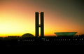 brasilia national congress Vintage A4 Photo Print