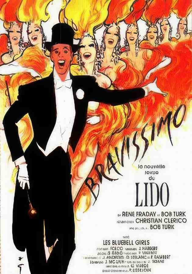 bravissimo lido by gruau Vintage Advert A4 Photo Print