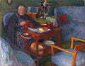 braz woman drinking tea Art A4 Photo Print